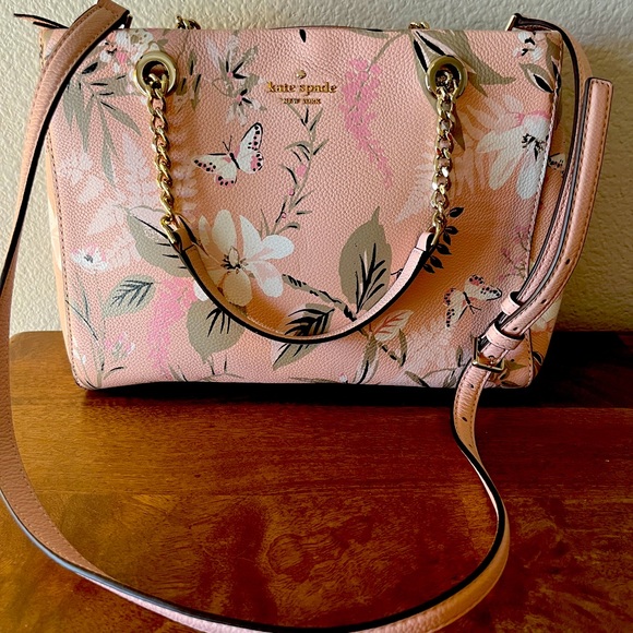 kate spade Handbags - Kate Spade Women's Briar Lane Botanical Meena Leather Handbag Satchel NWOT